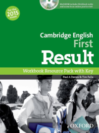 [Sách] Oxford Cambridge English First Result Workbook Resource Pack with Key for the 2015 Exam  - Sách giấy gáy xoắn