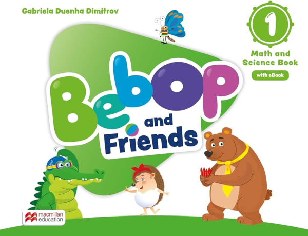 [Sách] Macmillan Bebop and Friends level 1 Math and Science Book (American English) - Sách giấy gáy xoắn