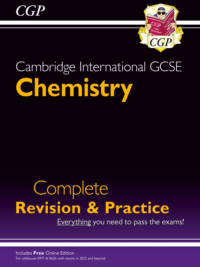 [Sách] CGP Cambridge International GCSE Chemistry Complete Revision & Practice (ĐÃ BAO GỒM ĐÁP ÁN PHÍA SAU SÁCH) – Sách giấy gáy xoắn