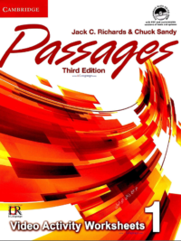 [Sách] Cambridge Passages 1 Video Activity Worksheets (3rd Edition) - Sách giấy gáy xoắn