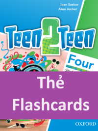 [THẺ FLASHCARD] Oxford Teen2Teen 4 - 97 thẻ cỡ A5 ép plastics (mặt hình và mặt chữ )