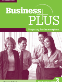 [Sách] Cambridge Business Plus Level 3 Teacher's Manual  – Sách giấy gáy xoắn