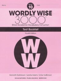 [Sách] Wordly Wise 3000 Book 10 Test Booklet (4th edition) - ĐÃ BAO GỒM ĐÁP ÁN - Sách giấy gáy xoắn