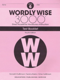 [Sách] Wordly Wise 3000 Book 6 Test Booklet (4th edition) - ĐÃ BAO GỒM ĐÁP ÁN - Sách giấy gáy xoắn