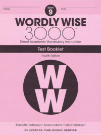 [Sách] Wordly Wise 3000 Book 9 Test Booklet (4th edition) - ĐÃ BAO GỒM ĐÁP ÁN - Sách giấy gáy xoắn