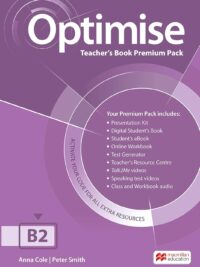 [Sách] Macmillan Optimise B2 Teacher's Book (updated for the new exam) - Sách giấy gáy xoắn