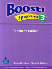 [Sách] Boost! 3 Speaking : Teacher's Book – Sách giấy gáy xoắn