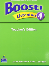 [Sách] Boost! 4 Listening: Teacher's Book – Sách giấy gáy xoắn