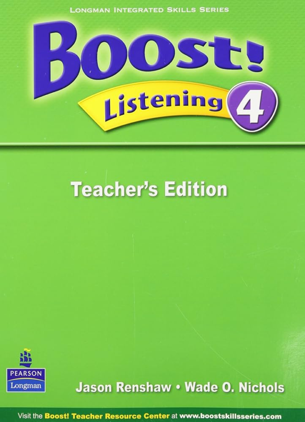 [Sách] Boost! 4 Listening: Teacher's Book – Sách giấy gáy xoắn