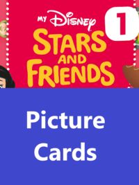 [THẺ FLASHCARD] My Disney Stars And Friends 1 - 50 thẻ ép plastics